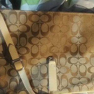 Coach leatherware original barely used 75$